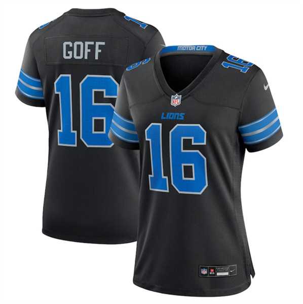 Women's Detroit Lions #16 Jared Goff Black 2nd Alternate Stitched Jersey Dzhi,We sell and wholesale Women's Detroit Lions #16 Jared Goff Black 2nd Alternate Stitched Jersey Dzhi on line form chian!